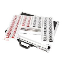 Essai d&#39;essai d&#39;essai optique Set Trial Case 266 PCS avec des jantes en plastique couleur